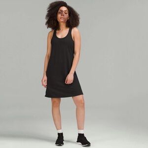 Lululemon | Classic-Fit Cotton-Blend Scoop Dress‎ Black